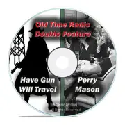PERRY MASON + HAVE GUN WILL TRAVEL, 509 shows, FULL RUN, Old Time Radio DVD F71
