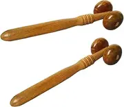 2pcs Fragrant Wood Nose Massager Gua Sha Tools for Deep Pore Cleaning Nose Shaping Facial Roller for Face Neck
