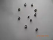 ALUMINUM NYLON INSERT LOCK NUTS. 8/32 , 10 PCS. NEW