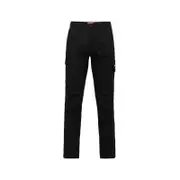 Hard Yakka Size 87R Black 3056 Stretch Canvas Cargo Pants