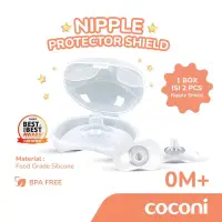 在飛比找蝦皮購物優惠-Coconi Nipple Shield 2 件母乳喂養矽膠