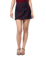 French Connection Melba Plaid Suiting Mini Skirt