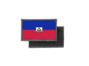 Flag patch printed badge country haiti