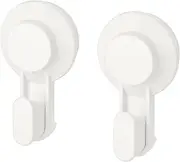 [IKEA] TISKEN Hook with Suction Cup, White(Pack of 2)