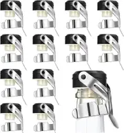 Stainless Steel Champagne Stopper Reusable Champagne Cork Bottle (12 pcs)