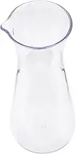 Zerodeko Clear Acrylic Wine Carafe Decanter Serving Beverage Dispenser for Parties Home Weddings for Gatherings Celebrations