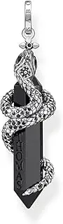 [Thomas Sabo] Pendant blackened onyx with snake