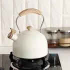 Stainless Steel Whistling Kettle Anti Scald Handle Kitchenware for Induction