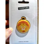 [現貨免運]CASETIFY CHEESY BUN AIRTAG BY LILIUHMS AIRTAG保護套橘色黃色