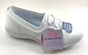 Skechers 100247 White Relaxed Fit Air Cooled Memory Foam Slip On Shoe/ Sneaker