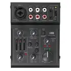 5-Channel Compact Audio Mixer Sound Mixing Console USB Audio Interface R2U6