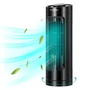 13'' Tower Fan, Bladeless Desk Fan