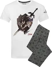 [The Legend of Zelda] Pyjamas Mens Nintendo T Shirt & Lounge Pants Set