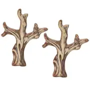 2pcs Ceramic Tree Branch #6 Artificial Trunk Succulent Flowerpot Micro Landscape