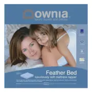 DOWNIA Quality Duck Feather and Down Pillowtop Mattress Topper DOUBLE BED Size
