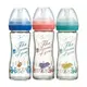 KUKU酷咕鴨夢想樂章玻璃奶瓶寬口-150ML/240ML(3色可選) 一次擁有寬口口徑&標準腰身的奶瓶