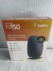 Belkin N150 Wireless/Wi-Fi Router 4 Port 2.4 GHz Easy Internet Access