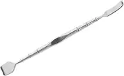 Baluue Dual Head Blackhead Removal Tool Stainless Steel Shovel for Whitehead Nose Pimple Extraction Facial Scrubber
