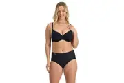 6 x Womens Jockey No Panty Line Promise Full Brief Underwear Black