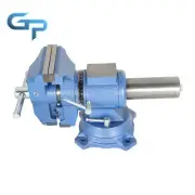4Inch Rotating Bench Vise Swival 360 Degree Cast Iron Multi-purpose US
