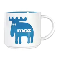 在飛比找momo購物網優惠-【moz】瑞典 北歐駝鹿疊疊馬克杯440ml(埃及藍)