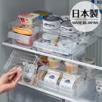 在飛比找蝦皮購物優惠-日本製 冰箱透明收納架／冰箱層架 冰箱收納分隔板 抽屜分隔板