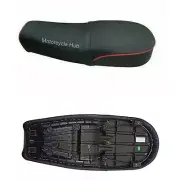Fit For Royal Enfield Continental GT Interceptor 650cc Faux Leather Black Seat