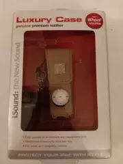 DreamGear iSound Brown Luxury Leather Case for iPod Shuffle Factory Sealed