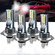 H7 LED Headlight Bulbs High and Low Beam 220w 60000lm Super Bright 6000k White 4pcs - PJ