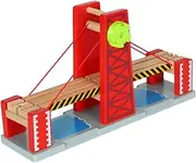 Railroad Toy Wooden Train Tracks Bridge for Toddlers and Boys and Girls