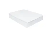 Single Size Waterproof Bamboo Fibre Mattress Protector 35cm Breathable