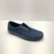 Vans Authentic Classic Mono Gold Dress Blue Sneakers Shoes Mens Size 5 W 6.5