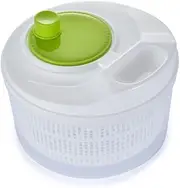 LYLAC Salad Spinner Vegetable Lettuce Washer Dryer Serving Bowl Container Large 22X22X15CM
