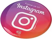 truzzer Smart Action Button Sticker for More Instagram Followers - NFC Sticker to Build a Community for Your Business