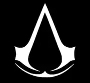 Assassin's Creed 6" Game Logo Decal Sticker for Laptop Car Window Tablet Skateboard - White