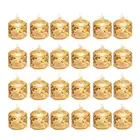 24 Pcs Led Tealight Candles Battery Operated Smokeless Candle Lamp for5207