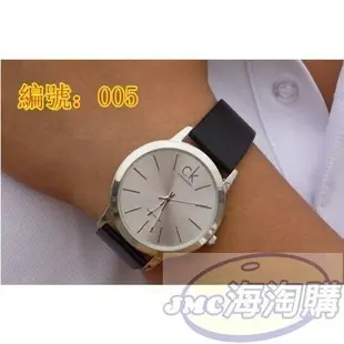{JMC海淘購商城}CK手錶Calvin Klein簡單時尚基本款 透明款 圓形 男女情侶 手錶