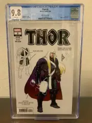 THOR #2 - CGC 9.8 - White Pages - Klein Design Variant Cover - Donny Cates Story