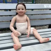 30" Lifelike Reborn Toddler Doll Kit Painted Doll Parts Rooted Hair Handmade