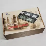 LEAP PQ 9902 Chess Clock Tournament Game Digital Timer Black New!