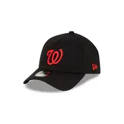 Washington Nationals MLB Essentials Black 9FORTY A-Frame Snapback