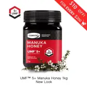 Comvita UMF™ 5+ Manuka Honey 1kg Immune System - FREE SHIPPING FROM NEW ZEALAND
