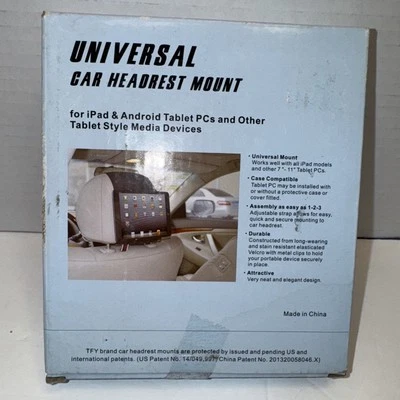 New Universal Car Headrest Mount Holder for iPad Android Tablet Media Devices
