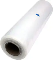 Tripact 11" x 19" LDPE Clear Plastic Flat Open Poly Bag 1.25 mil - 1 Roll