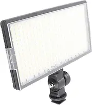 LED Video Light, Multi Angle Adjustable Fill Light, High Brightness Camera Panel, Compact Portable Photo Panel for Photography, Video Recording, Live Streaming