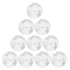 20 Pcs Transparent Limit Buckle Roller Shade Pulls Blind Bead Chain Cord