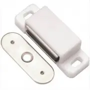 (5 Pack) Super Strong 8 Pound Magnetic Catch w/ Strike - 1-7/16