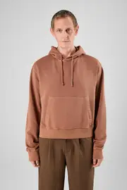 Hoodie Terracotta Mineral Dye Boxy Hoodie