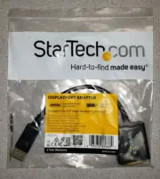 BRAND NEW - StarTech DisplayPort to DVI Video Adapter Converter DP2DV12 Black