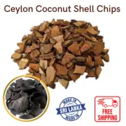Coconut Shell Pieces Ceylon Coconut Shell Chips Eco-friendly Organic Charcoal